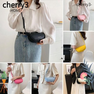 Cherry3 กระเป๋าสะพายข้าง หนัง เรียบง่าย หรูหรา สําหรับผู้หญิง