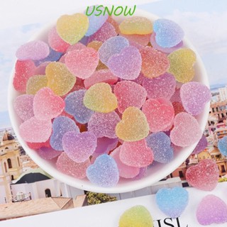 Usnow ขนมหวานเทียม น้ําตาลเทียม นิ่ม สีรุ้ง DIY อุปกรณ์เสริม สําหรับทําผม