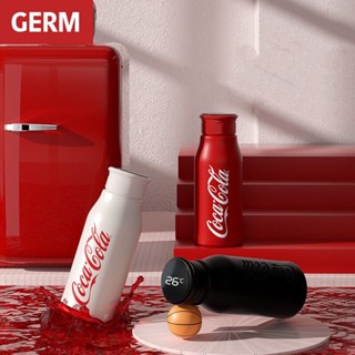 Germ Co-Branded Coca-Branded Vitality กระติกน้ําร้อนอัจฉริยะ สเตนเลส แบบพกพา คุณภาพสูง 370 มล.