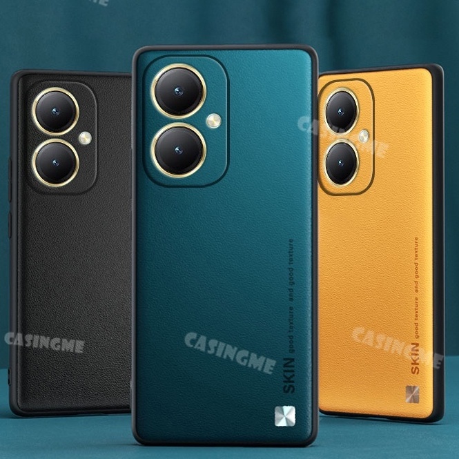 เคสโทรศัพท์มือถือหนัง ซิลิโคนนิ่ม กันกระแทก หรูหรา สําหรับ Vivo Y27 4G Y78 5G Y27 Y78 Y 27 78 VivoY2