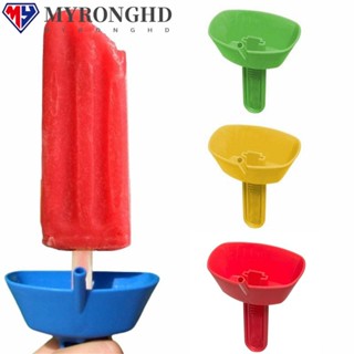 Myronghd ถาดวางไอติม ป้องกันการหยด น้ําหนักเบา แบบพกพา