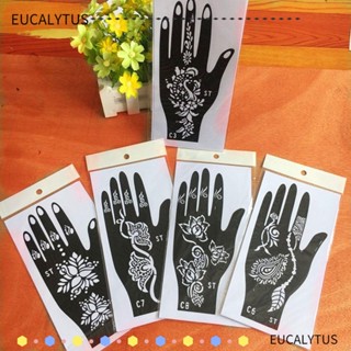 EUTUS ลายฉลุ รูปใบหน้า แบบกลวง สําหรับวาดภาพ ตกแต่งชั่วคราว DIY