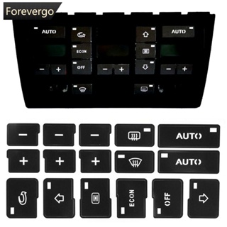 Forevergo สติกเกอร์ปุ่มควบคุมเครื่องปรับอากาศรถยนต์ AC 16 คีย์ สําหรับ Audi A4 B6 B7 2000-2004 J8O5