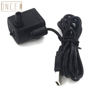 【ONCEMOREAGAIN】USB Submersible Pump 3W Brushless Clean Water DC3.5~9V Engineering Plastic Motor