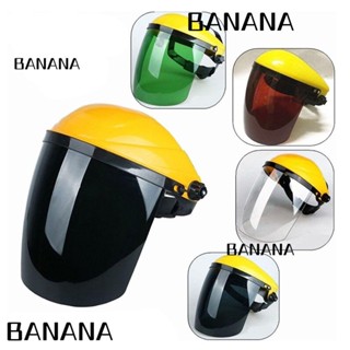 Banana1 หมวกกันน็อคเชื่อม พลาสติก PC ใส กันกระเด็น แบบพกพา 5 สี