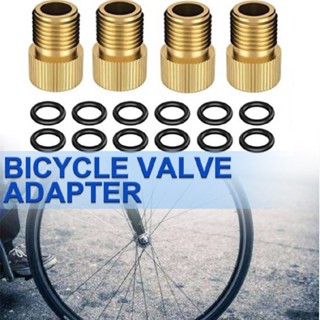 46Pcs Bicycle Copper Valve Adapter Set Tire Pump Adapter Kit Inflation Pump