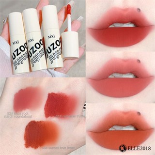 Xixi 5 สี Matte Lip Glaze Mousse Non-stick Cup Lipstick ทนทาน กันน้ำ ลิปและกิลล์ เครื่องสำอางมัลติฟังก์ชั่นอเนกประสงค์ 【elle20181_th】