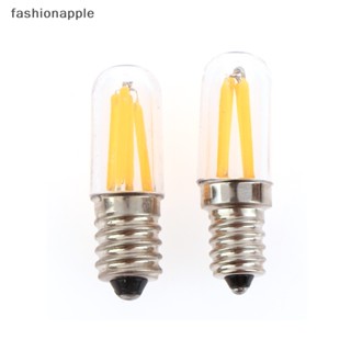 [fashionapple] หลอดไฟ LED 220V หรี่แสงได้ E12 E14 1W 3W อุปกรณ์เสริม สําหรับตู้เย็น พร้อมส่ง