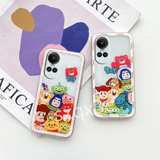 เคสโทรศัพท์มือถือ ซิลิโคนนิ่ม ใส กันกระแทก ลายการ์ตูน Toy Story สําหรับ OPPO Reno10 Pro+ Reno 10 Pro Plus 5G A58 A78 NFC 4G 2023