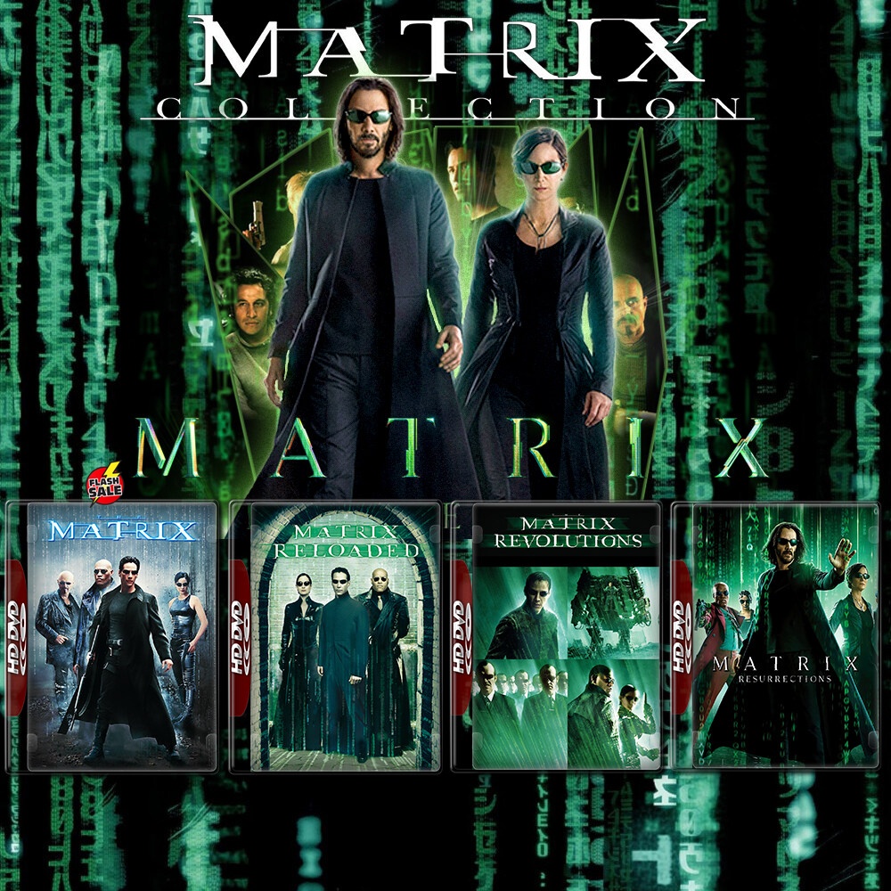 4K UHD The Matrix เดอะ เมทริคซ์ 1-4 4K หนังใหม่ มาสเตอร์ เสียงไทย (เสียง ไทย/อังกฤษ ซับ ไทย/อังกฤษ) 