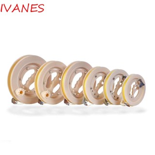 Ivanes รอกว่าว พลาสติก Abs 16 ซม. 18 ซม. 20 ซม. พร้อมสายว่าว สีขาว