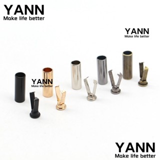 Yann1 หัวเชือกผูกรองเท้า โลหะผสมโลหะ 30 ชิ้น และผ้า 5 สี 30 ชิ้น แบบเปลี่ยน DIY