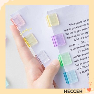 Hecceh คลิปหนีบกระดาษ พลาสติก อเนกประสงค์ สีแคนดี้ สร้างสรรค์ 20 ชิ้น