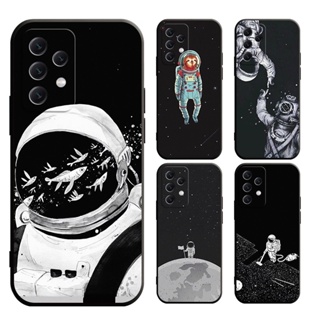 SAMSUNG S10 5G S10 Plus S10 S9 S8 J6+ J4+ J7 Prime เคสโทรศัพท์มือถือแบบนิ่ม ลายนักบินอวกาศ NASA สําหรับ