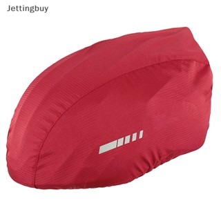 [Jettingbuy] ผ้าคลุมหมวกกันน็อค กันน้ํา แถบสะท้อนแสง สําหรับขี่จักรยาน