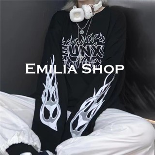 EMILIA SHOP  เสื้อยืด ครอป เสื้อยืดผู้หญิง  ทันสมัย รุ่นใหม่ สวย Chic A99J59T 36Z230909