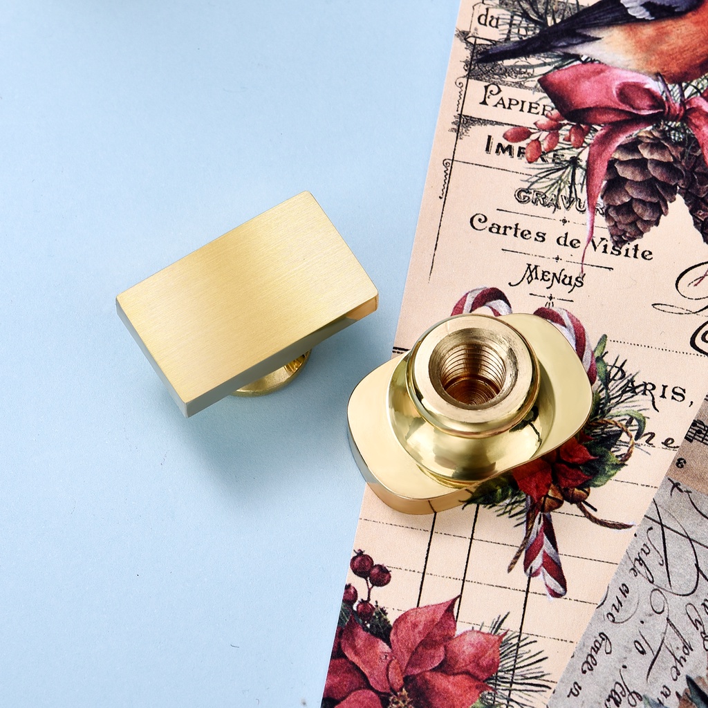 วินเทจไฟสีโลหะขี้ผึ้งตราประทับตราประทับด้ามไม้รูปแบบพืชสวมบัตรเชิญงานแต่งงานตกแต่งวันเกิด - รูปที่ 2