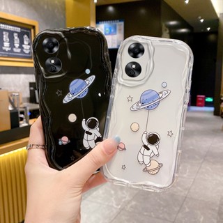 เคส oppo a17 เคส oppo a17k เคสออปโป้ a17 เคสโทรศัพท์มือถือ กันกระแทก ลายนักบินอวกาศ สําหรับ oppo a17 a17k