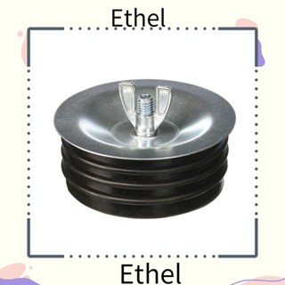 Ethel1 จุกปิดท่อระบายน้ํา โลหะ 4 นิ้ว พร้อมปีกยาง