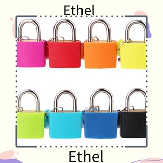 Ethel1 กุญแจล็อกกระเป๋าเดินทาง แบบเหล็ก 23 มม. 2 ปุ่ม