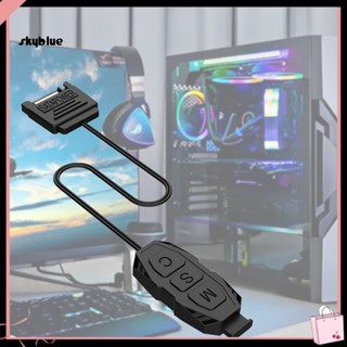 [Sy] เคสพัดลมระบายความร้อน CPU สายไฟ LED 5V 3Pin RGB SATA อเนกประสงค์ สําหรับตั้งโต๊ะ