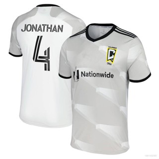 Ani 2022 เสื้อยืดแขนสั้น พิมพ์ลายฟุตบอล Jonathan Mensah Columbus Crew Jersey พลัสไซซ์ สําหรับผู้ชาย