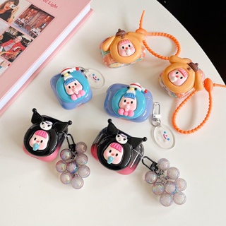 เคสหูฟัง กันน้ํา กันกระแทก สีดํา สีส้ม สีฟ้า DIY สําหรับ Airpods 1 2 3 Pro