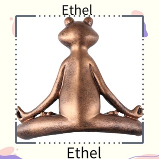 Ethel1 ฟิกเกอร์กบโยคะ ชั้นวางตู้ ตกแต่งสํานักงาน ตกแต่งกบ