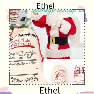 Ethel1 ถุงกระสอบซานตาคลอส กวางเรนเดียร์ คริสต์มาส 27 นิ้ว 19 ชิ้น