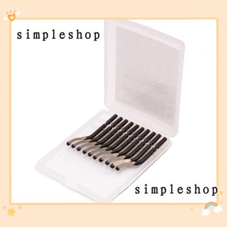 Simple ใบมีดลบเสี้ยน เหล็ก 3.2 มม. BS1010 ทนทาน ความเร็วสูง 10 ชิ้น