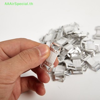 Aaairspecial คลิปโลหะยืดหยุ่น แบบเปลี่ยน สําหรับห่อหุ้ม 50 ชิ้น