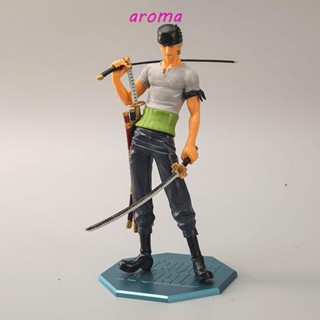 Aroma โมเดลฟิกเกอร์ Roronoa Zoro ขนาด 23 ซม. ของเล่นสะสม สําหรับเด็ก