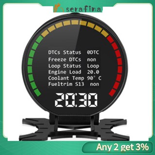 Rf เครื่องวัดความเร็วดิจิทัล Obd Hud Head-up Display อเนกประสงค์ สําหรับรถยนต์