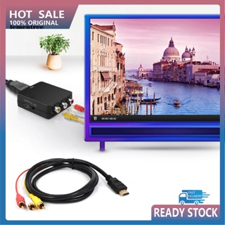 &lt;lementree&gt; อะแดปเตอร์แปลงสัญญาณเสียง HDMI 1080P เป็น 3 RCA สําหรับ TV