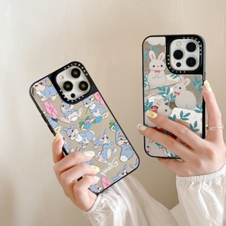 Casetify เคสโทรศัพท์มือถือแบบกระจกแข็ง ลายกระต่ายดิสนีย์ Thumper Purringcatco สําหรับ iPhone 14 13 12 11 Pro Max Plus