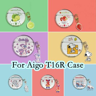 【พร้อมส่ง】เคสหูฟัง แบบนิ่ม ลายการ์ตูนน่ารัก สําหรับ Aigo T16R Aigo T16R