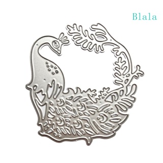 Blala แผ่นแม่แบบโลหะ ตัดลายนูน DIY สําหรับตกแต่งการ์ด