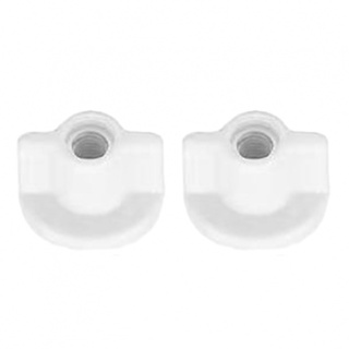Rear Nut Plastic Screw Toilet Lid Bottom White 2.5cm 6MM For 6mm Screws
