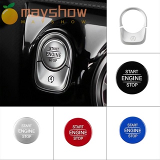 Mayshow ฝาครอบสวิตช์จุดระเบิดรถยนต์ อัลลอย สําหรับ Benz a B CLA GLB GLA W177 W247 C118 X247 2020