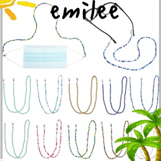 Emilee สายโซ่ลูกปัดอะคริลิค สําหรับคล้องแว่นตา 12 สี