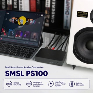 Smsl PS100 ชิปแปลงเสียง ES9023 DAC 24Bit 192kHz HDMI (ARC) อเนกประสงค์ สําหรับ TV