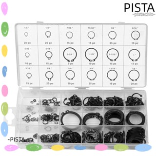 Pista ชุดแหวนคีม คลิป C เหล็กคาร์บอน 18 ขนาด และชิ้นส่วนอื่น ๆ ที่เคลื่อนไหว