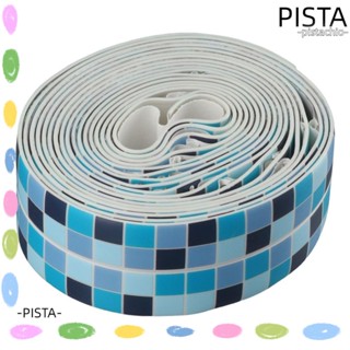 Pista เทปกาว PVC มีกาวในตัว สําหรับตกแต่งอ่างอาบน้ํา อ่างล้างจาน 2 แพ็ก