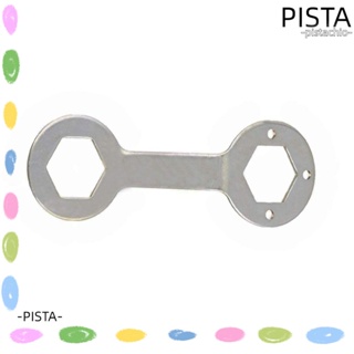 Pista ประแจหกเหลี่ยม เหล็กสองด้าน สีเงิน แบบเปลี่ยน 36 มม. 38 มม.|ประแจซ่อมเครื่องซักผ้า