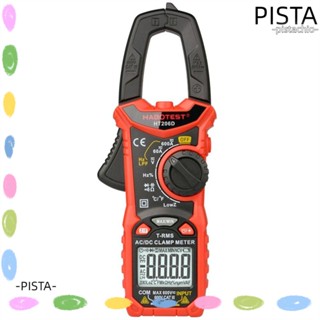 Pista มัลติมิเตอร์ HT206D แคลมป์มิเตอร์ดิจิทัล ประจุกระแสไฟ T-RMS 6000 นับ ทดสอบแรงดันไฟฟ้า จัดเรียงอัตโนมัติ