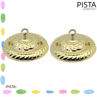 Pista ตะขอแขวนโคมไฟระย้า ติดเพดาน สีทอง 2 ชิ้น