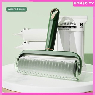 [พร้อม] ที่กำจัดขนเหนียวแบบฉีกขาดได้ Home Drum Roll Paper Clothes Hair Remover Portable Pet Hair Remover