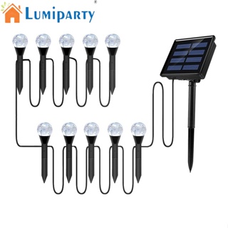 Lumiparty โคมไฟพลังงานแสงอาทิตย์ Ip55 กันน้ํา สําหรับตกแต่งสวนกลางแจ้ง