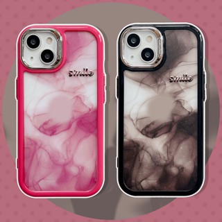 เคสโทรศัพท์มือถืออะคริลิค กันกระแทก ลาย Smudge แฟชั่น สําหรับ iPhone 14Pro 13 12 11 Pro Max