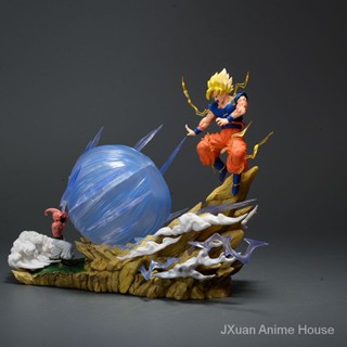 [High-Quality Version] โมเดลฟิกเกอร์ Dragon Ball GK Famous Scene Buou vs Goku เรืองแสง เครื่องประดับ UY9D